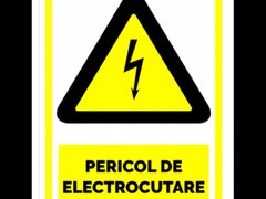 Semn pentru pericol de electrocutare